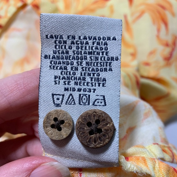 Caribbean joe button down short sleeve linen - XL - Picture 5 of 7